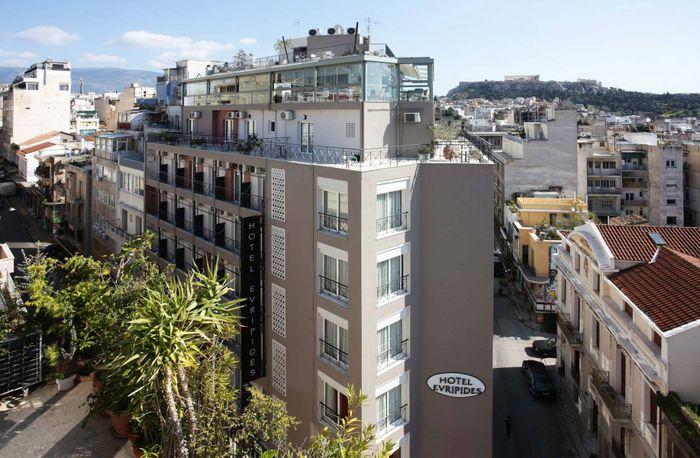 evripides rooftop hotel athens